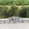 vidaXL Cesto Gabbione ad Arco 300x50x40/60 cm Ferro Zincato - Image 1 of 4