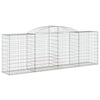 Cesto Gabbione ad Arco in Ferro Zincato 300×50×100/120 cm Argento - Image 2 of 4