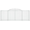 vidaXL Cesto Gabbione ad Arco 300x50x100/120 cm Ferro Zincato - Image 3 of 4