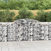 Cesto Gabbione ad Arco in Ferro Zincato 300×50×100/120 cm Argento - Image 1 of 4