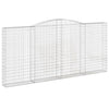 Cesto Gabbione ad Arco in Ferro Zincato 400×30×180/200 cm Argento - Image 2 of 4