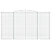 Cesto Gabbione ad Arco in Ferro Zincato 400×30×220/240 cm Argento - Image 3 of 4