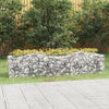vidaXL Gabbione ad Arco con Letto Rialzato in Ferro Zincato 200x50x50 cm Argento - Image 1 of 24
