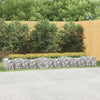 vidaXL Gabbione ad Arco con Letto Rialzato 400x100x50 cm Ferro Zincato - Image 1 of 4