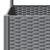 vidaXL Maceta de Jardín con Celosía PP 40x40x136 cm Gris Claro - Image 22 of 31