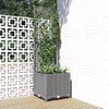 vidaXL Maceta de Jardín con Celosía PP 40x40x136 cm Gris Claro - Image 1 of 31