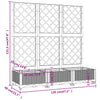 Fioriera e Graticcio PP 120x120x121,5 cm Grigio Chiaro - immagine 16 | SolPatio - Image 16 of 16