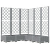 Fioriera e Graticcio PP 120x120x121,5 cm Grigio Chiaro - immagine 4 | SolPatio - Image 4 of 16