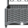 Fioriera e Graticcio PP 120x120x121,5 cm Grigio Chiaro - immagine 12 | SolPatio - Image 12 of 16