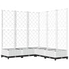 Fioriera da Giardino con Graticcio Bianco 80x40x121,5 cm PP - immagine 4 | SolPatio - Image 4 of 16