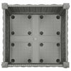 vidaXL Raised Planter, Polypropylene, 40x40x23 cm, Light Grey - Image 13 of 33