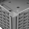 vidaXL Raised Planter, Polypropylene, 80x40x23 cm, Light Gray - Image 21 of 33
