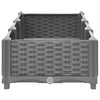 vidaXL Fioriera Rialzata 120x40x23 cm in Polipropilene - Image 3 of 7