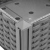 vidaXL Raised Planter, Polypropylene, 40x40x23 cm, Light Grey - Image 24 of 33