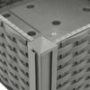 vidaXL Raised Planter, Polypropylene, 160x40x38 cm, Light Grey - Image 37 of 60
