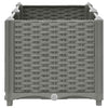 vidaXL Raised Planter, Polypropylene, 80x40x23 cm, Light Gray - Image 14 of 33