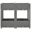 vidaXL Fioriera Rialzata 80x40x38 cm in Polipropilene - Image 12 of 50