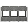 vidaXL Fioriera Rialzata 120x40x71 cm in Polipropilene - Image 12 of 44