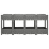 vidaXL Fioriera Rialzata 160x40x23 cm in Polipropilene - Image 9 of 52