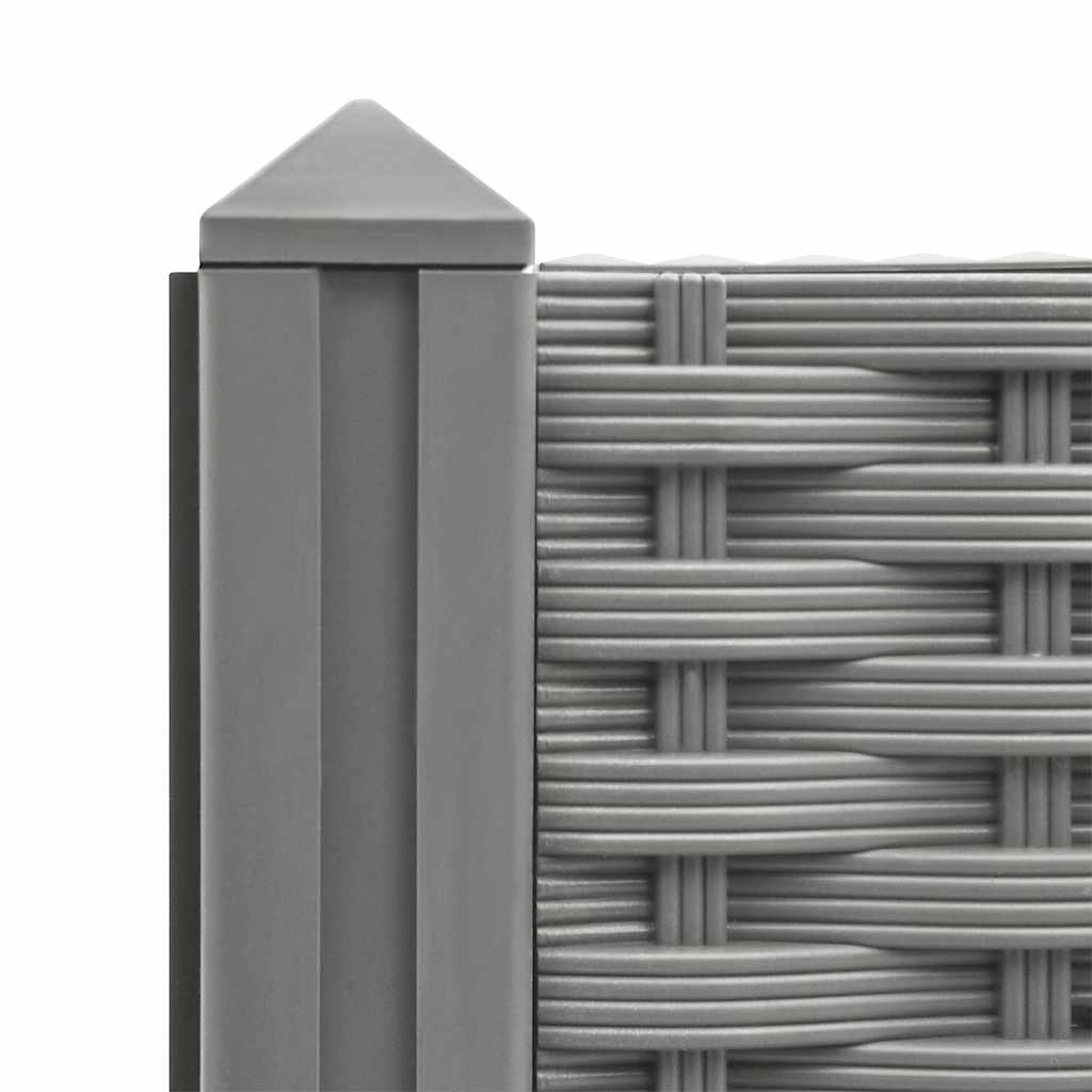 vidaXL Raised Planter, Polypropylene, 160x40x38 cm, Light Grey - Image 34 of 60