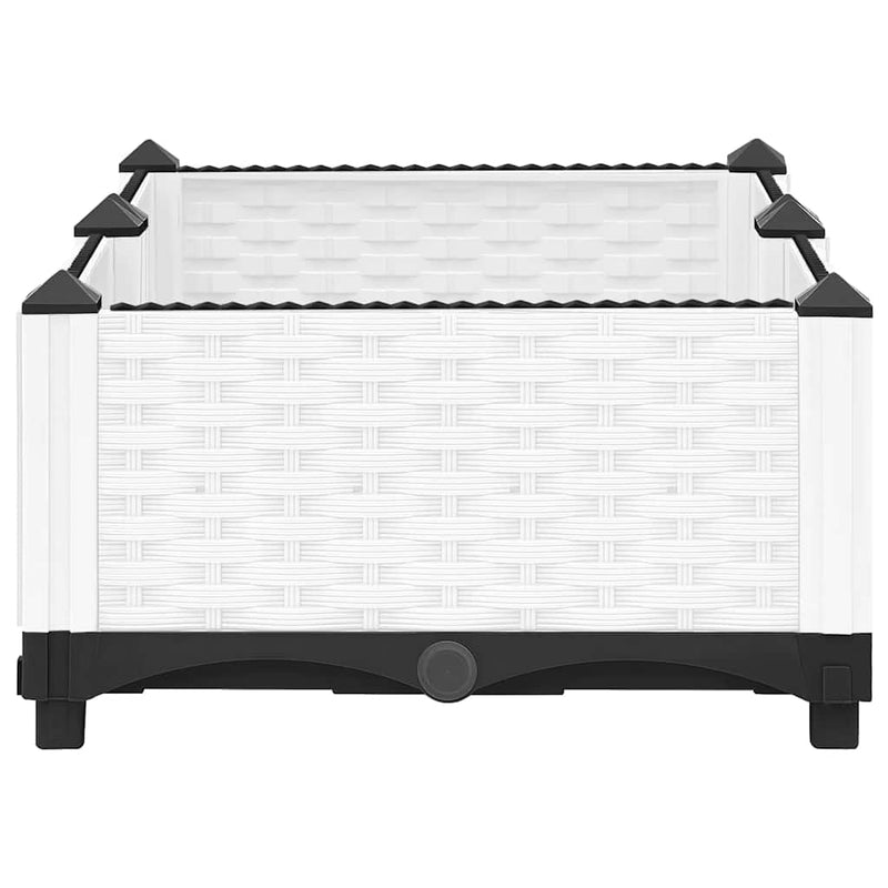 vidaXL Fioriera Rialzata 80x40x38 cm in Polipropilene - Image 21 of 50