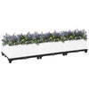 vidaXL Fioriera Rialzata 120x40x71 cm in Polipropilene - Image 7 of 44