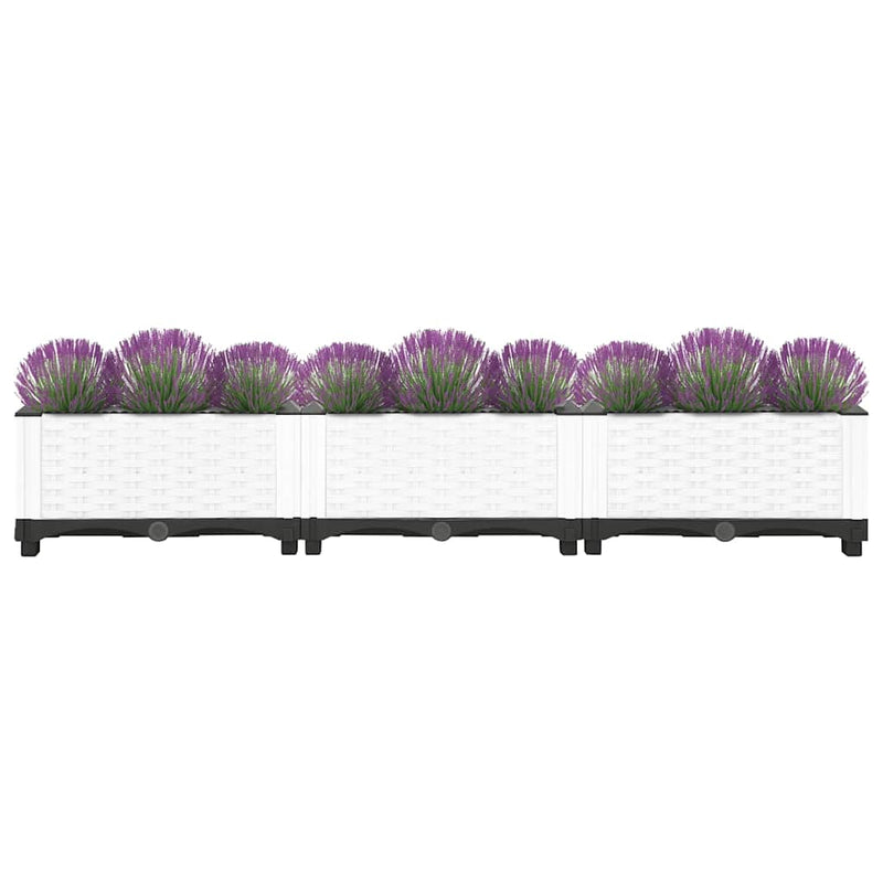 vidaXL Fioriera Rialzata 160x40x23 cm in Polipropilene - Image 13 of 52