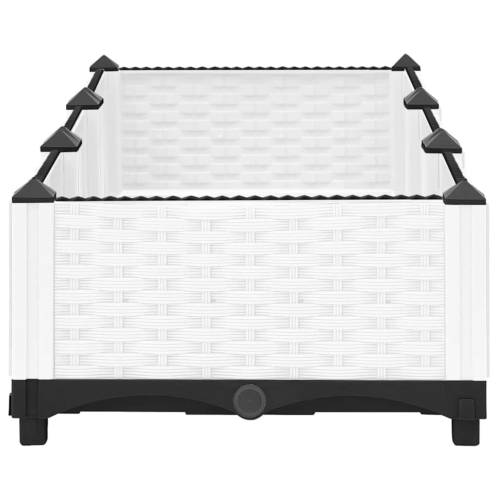 vidaXL Fioriera Rialzata 160x40x23 cm in Polipropilene - Image 19 of 52