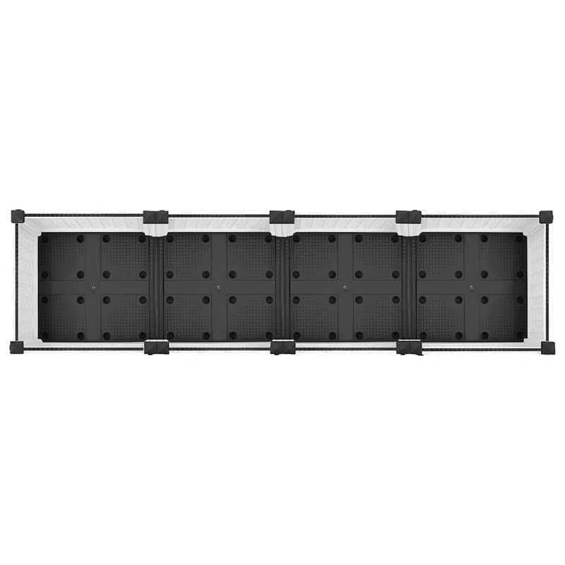 vidaXL Fioriera Rialzata 160x40x23 cm in Polipropilene - Image 27 of 52