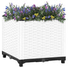 vidaXL Raised Planter, Polypropylene, 160x40x38 cm, Light Grey - Image 6 of 60