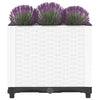 vidaXL Raised Planter, Polypropylene, 160x40x38 cm, Light Grey - Image 10 of 60