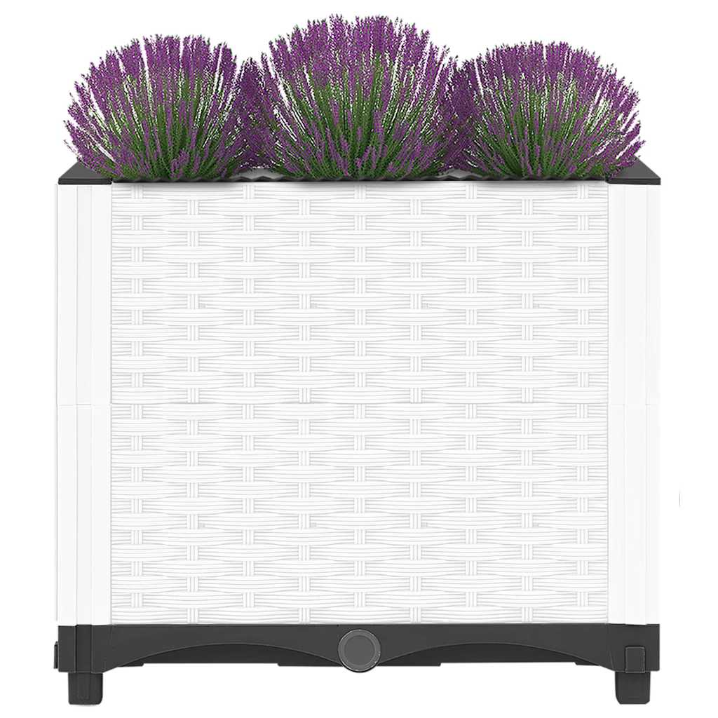 vidaXL Raised Planter, Polypropylene, 160x40x38 cm, Light Grey - Image 10 of 60