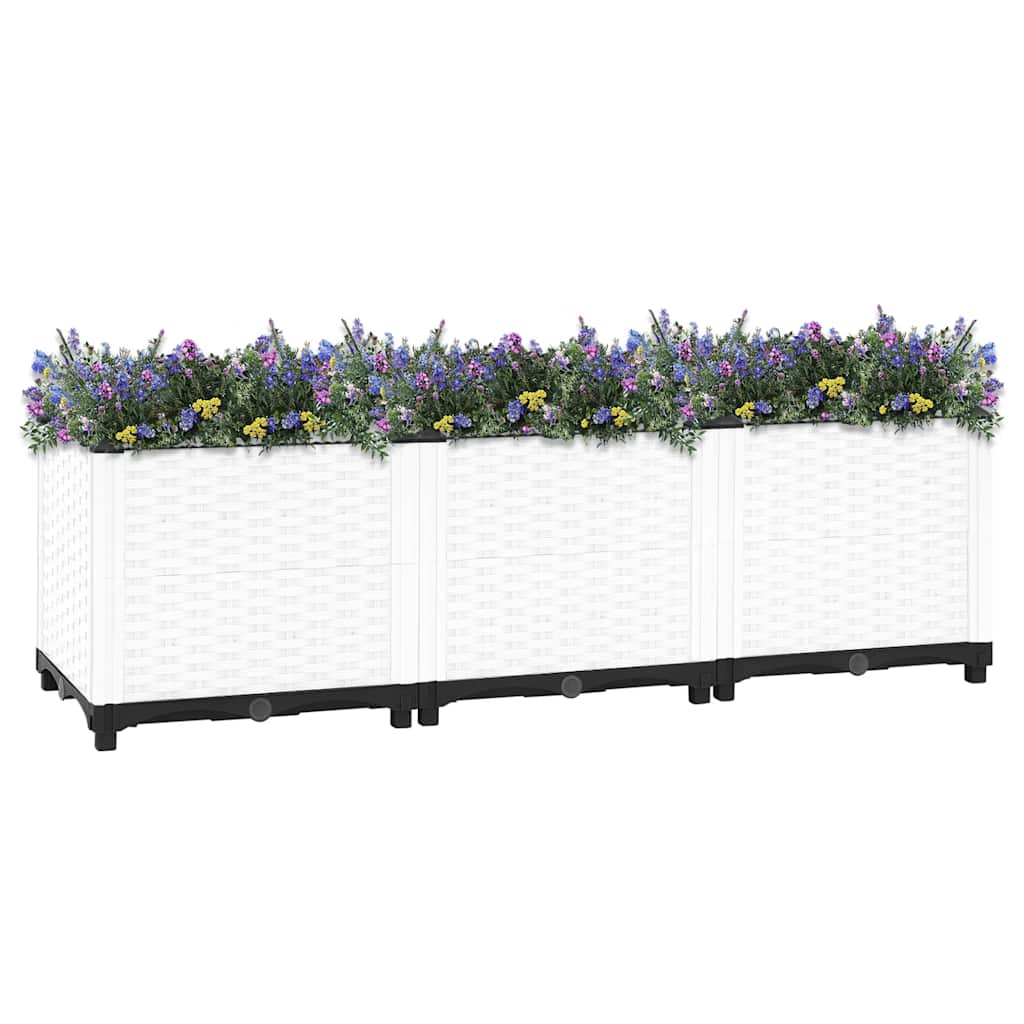 vidaXL Fioriera Rialzata 120x40x71 cm in Polipropilene - Image 3 of 44