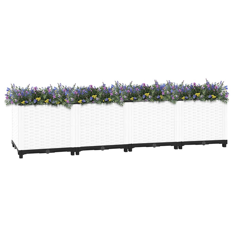 vidaXL Fioriera Rialzata 160x40x23 cm in Polipropilene - Image 5 of 52