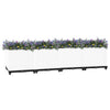 vidaXL Raised Planter, Polypropylene, 160x40x38 cm, Light Grey - Image 8 of 60