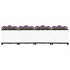 vidaXL Raised Planter, Polypropylene, 160x40x38 cm, Light Grey - Image 12 of 60