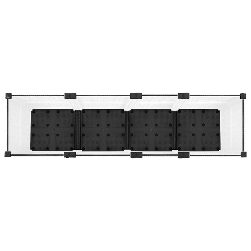 vidaXL Raised Planter, Polypropylene, 160x40x38 cm, Light Grey - Image 35 of 60