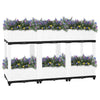 vidaXL Fioriera Rialzata 120x40x71 cm in Polipropilene - Image 2 of 44