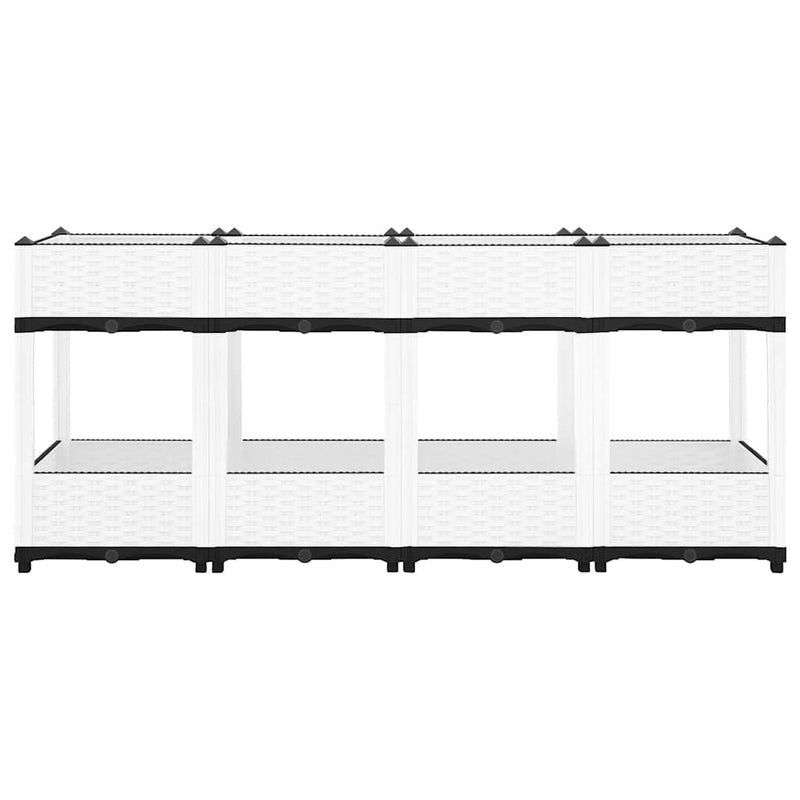 vidaXL Fioriera Rialzata 160x40x71 cm in Polipropilene - Image 2 of 6