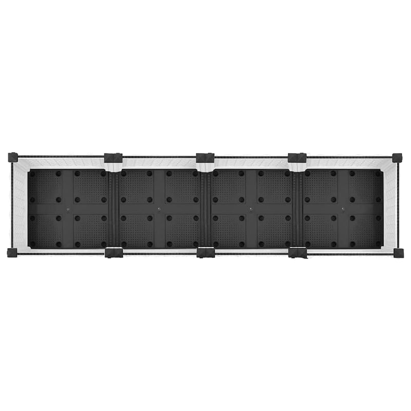 vidaXL Fioriera Rialzata 160x40x23 cm in Polipropilene - Image 17 of 52