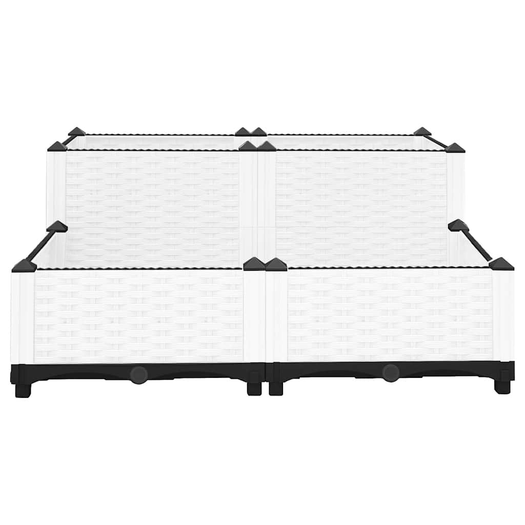 vidaXL Fioriera Rialzata 80x40x38 cm in Polipropilene - Image 13 of 50