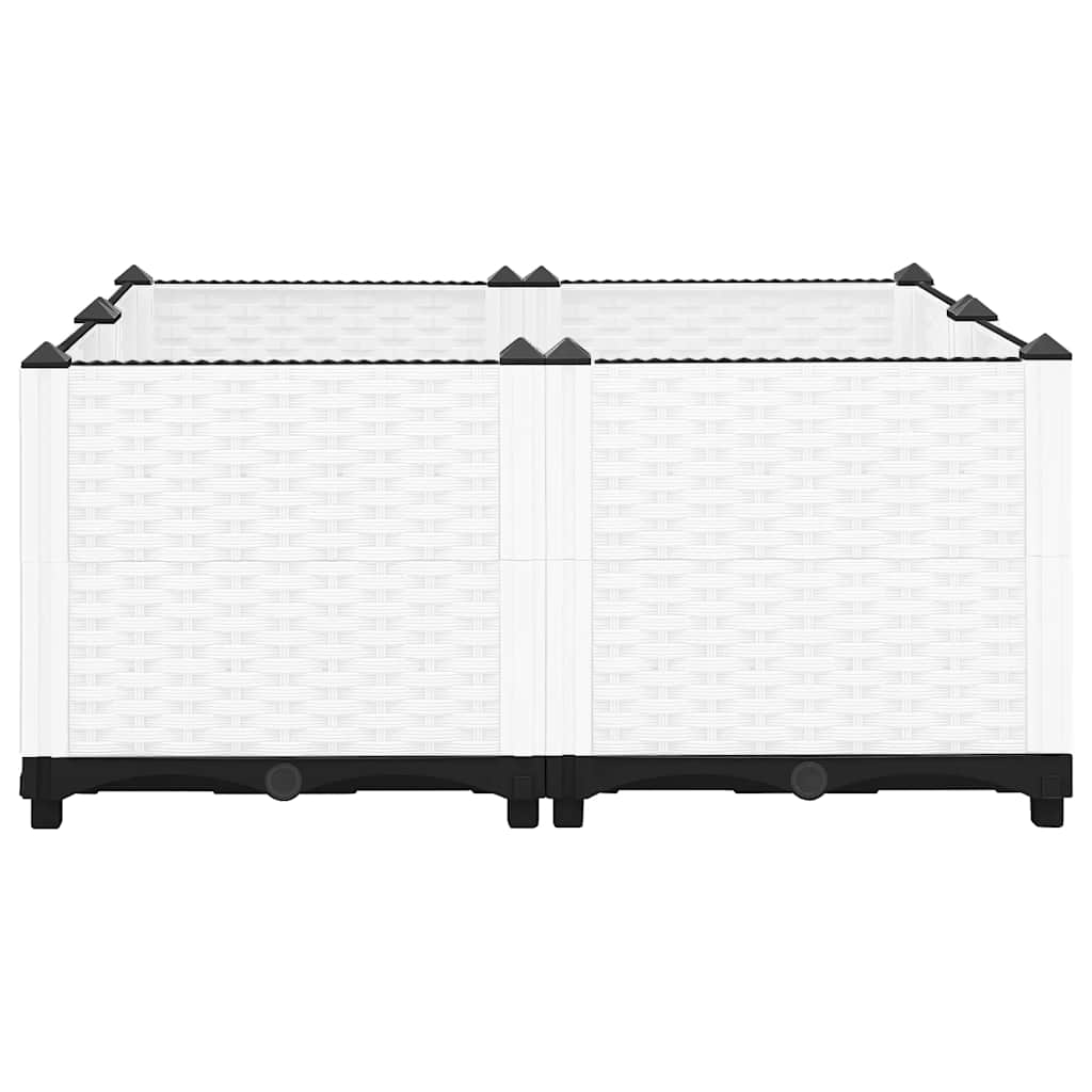 vidaXL Fioriera Rialzata 80x40x38 cm in Polipropilene - Image 16 of 50
