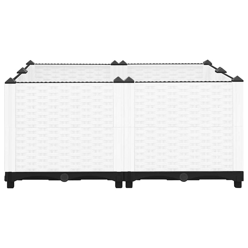 vidaXL Fioriera Rialzata 80x40x38 cm in Polipropilene - Image 16 of 50