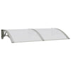 Toldo para Puerta vidaXL Gris 150x75 cm de Policarbonato - Image 2 of 6