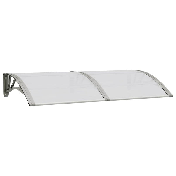 Tettoia per Porta Grigia 150x75 cm in Policarbonato - immagine 2 | SolPatio