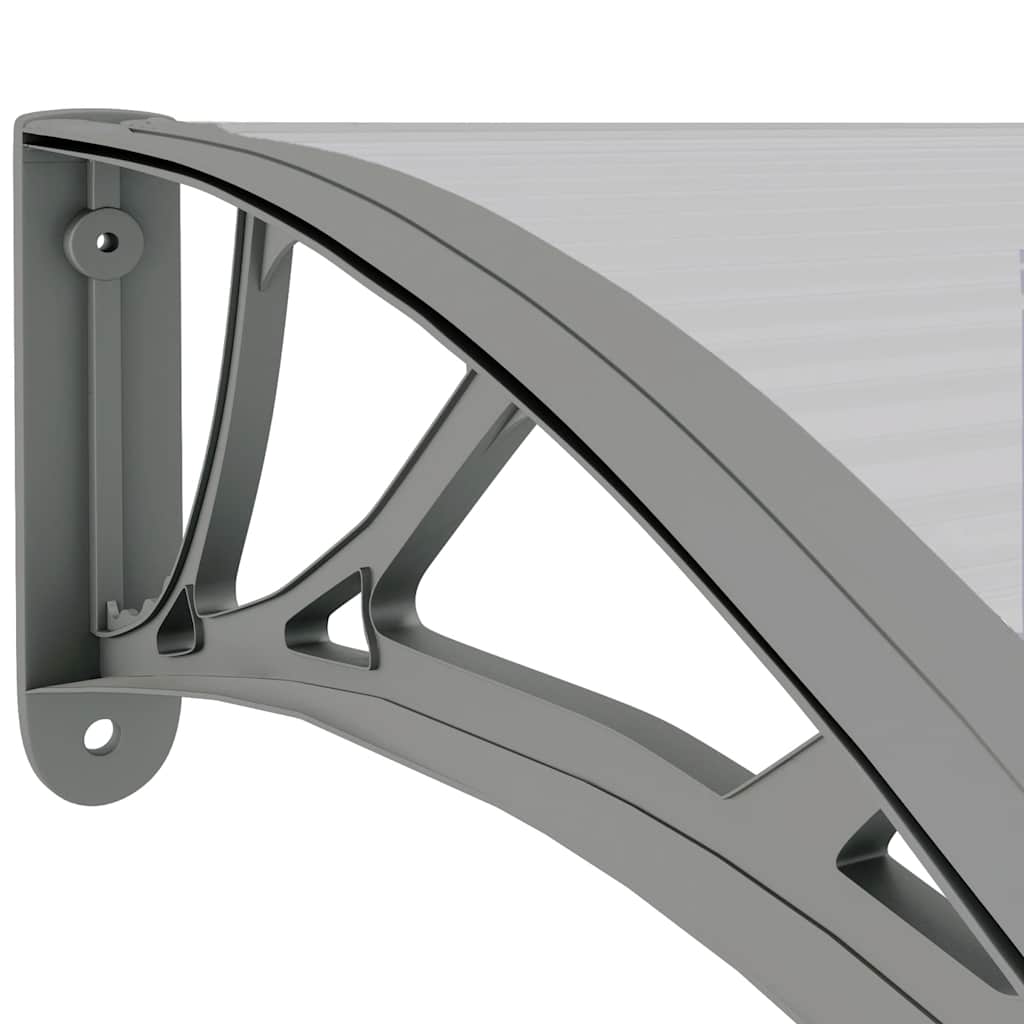 Toldo para Puerta vidaXL Gris 150x75 cm de Policarbonato - Image 5 of 6