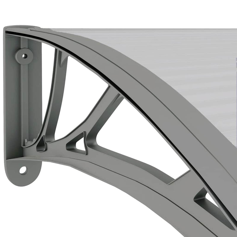 Toldo para Puerta vidaXL Gris 150x75 cm de Policarbonato - Image 5 of 6