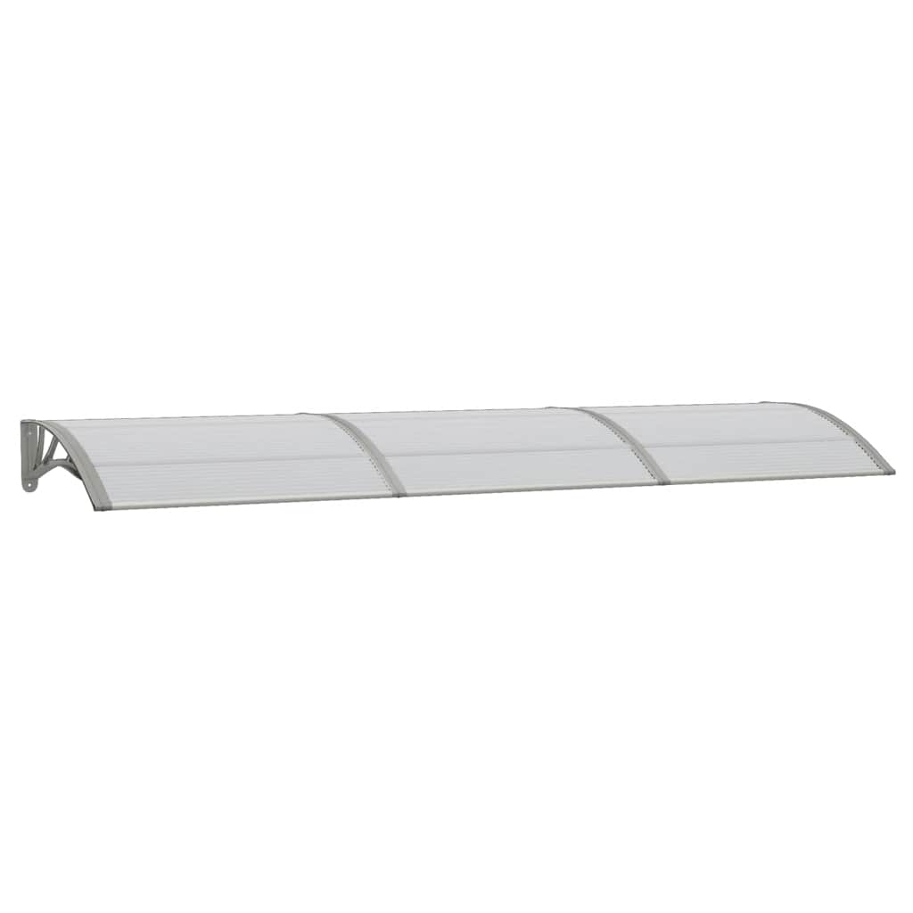 Tettoia per Porta in Policarbonato Grigio 300x75 cm - immagine 2 | SolPatio - Image 2 of 6