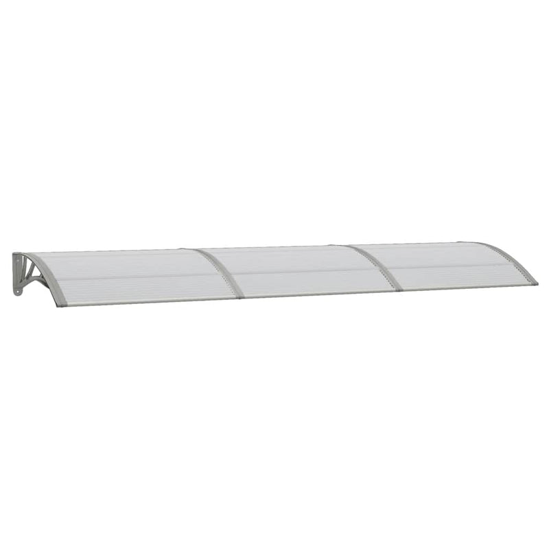 Tettoia per Porta in Policarbonato Grigio 300x75 cm - immagine 2 | SolPatio - Image 2 of 6