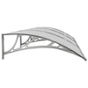 Tettoia per Porta in Policarbonato Grigio 300x75 cm - immagine 4 | SolPatio - Image 4 of 6